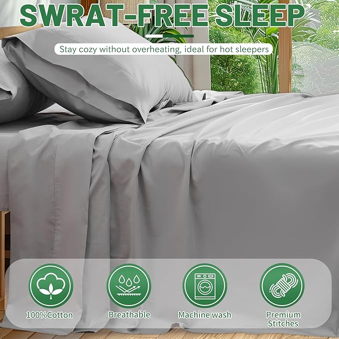 Bed Sheet Set - Queen - 4 Piece