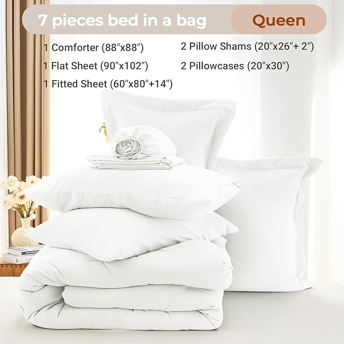 Comforter Set - Queen - 7 Piece