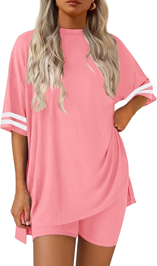 Shorts Pajama Set - Short Sleeve - 2 Piece