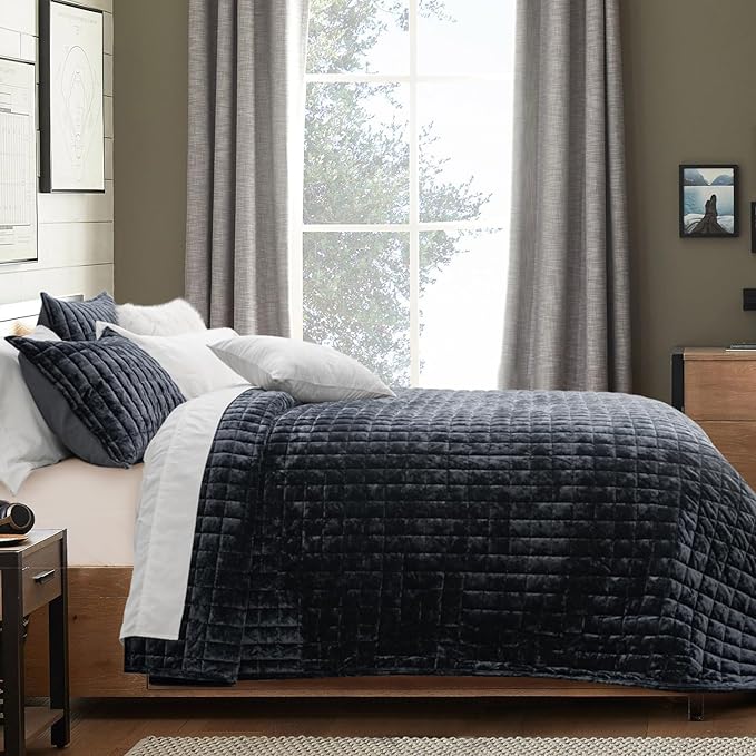 Velvet Quilt Set - King