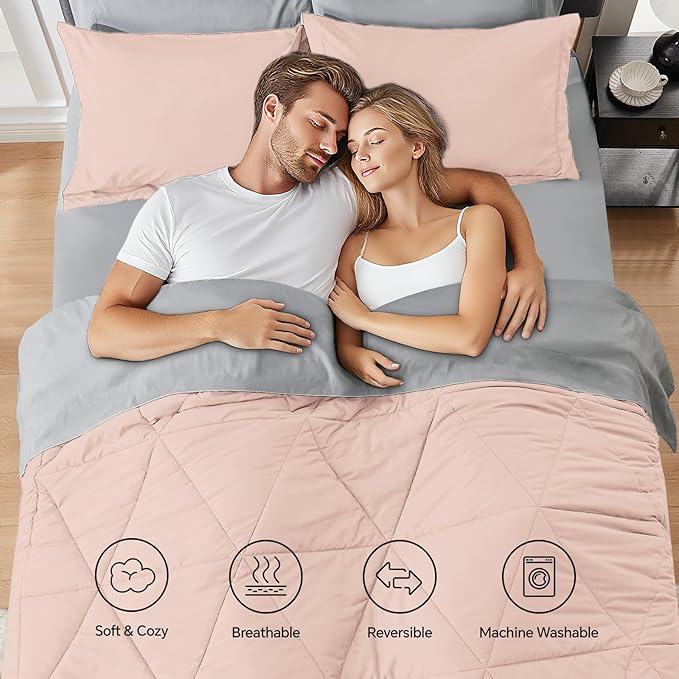 Microfiber Comforter Set - Queen - 7 Piece