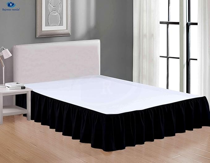 Microfiber Bed Skirt - King - 15 in Drop