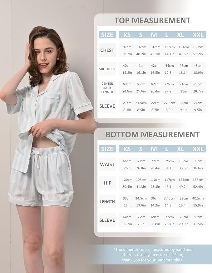 Women's 100% Cotton Pajama Set - 2 Piece