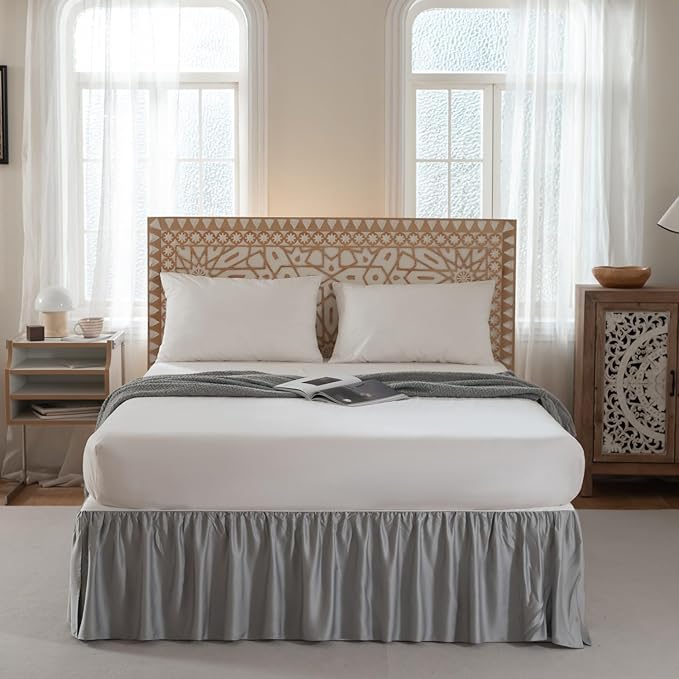 Bamboo Bed Skirt - Queen - 14 in Drop
