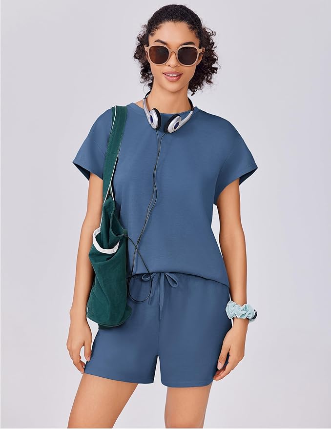Women's Loungewear Set - Shorts - 2 Piece