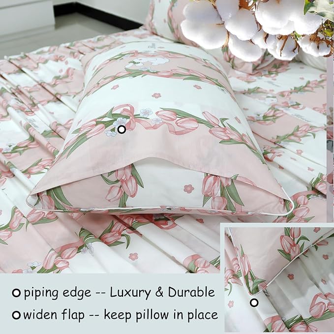 Bed Sheet Set - Twin XL - 4 Piece