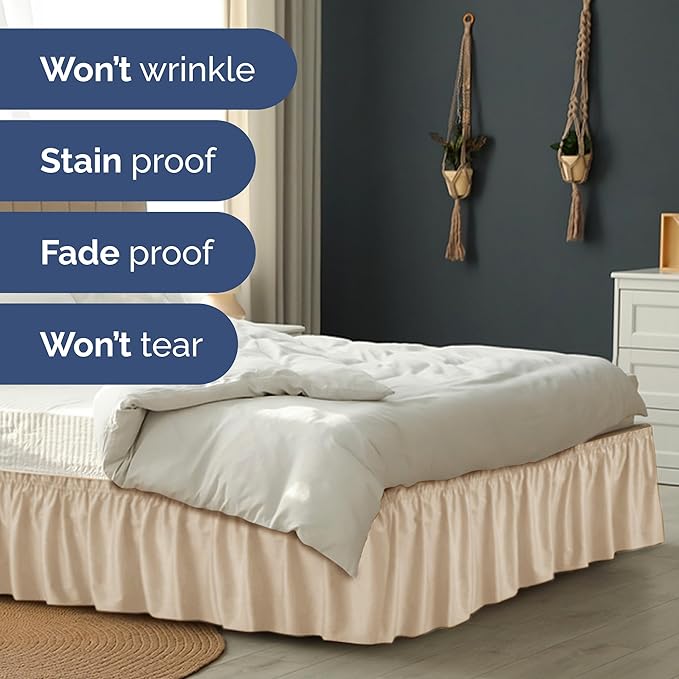 Bed Skirt - Twin XL - 24 in Drop