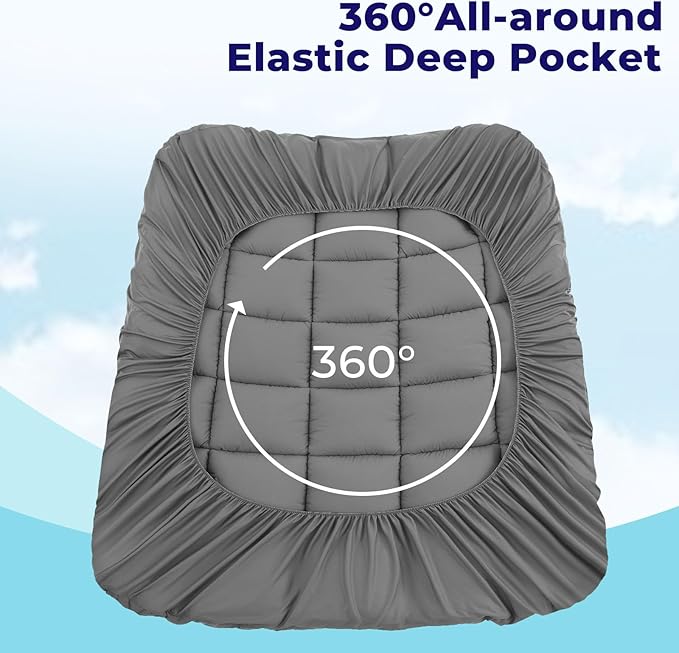 Memory Foam Cooling Mattress Topper - Twin XL