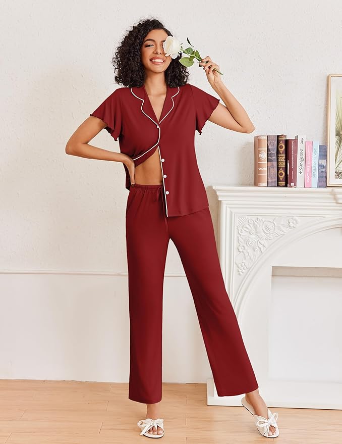 Women's Pants Pajama Set - 2 Piece