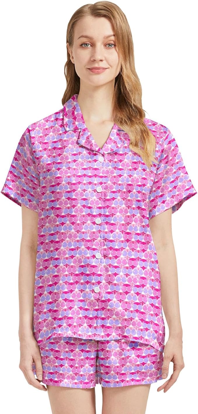 Women's Pajama Set - Short Sleeve - 2 Piece