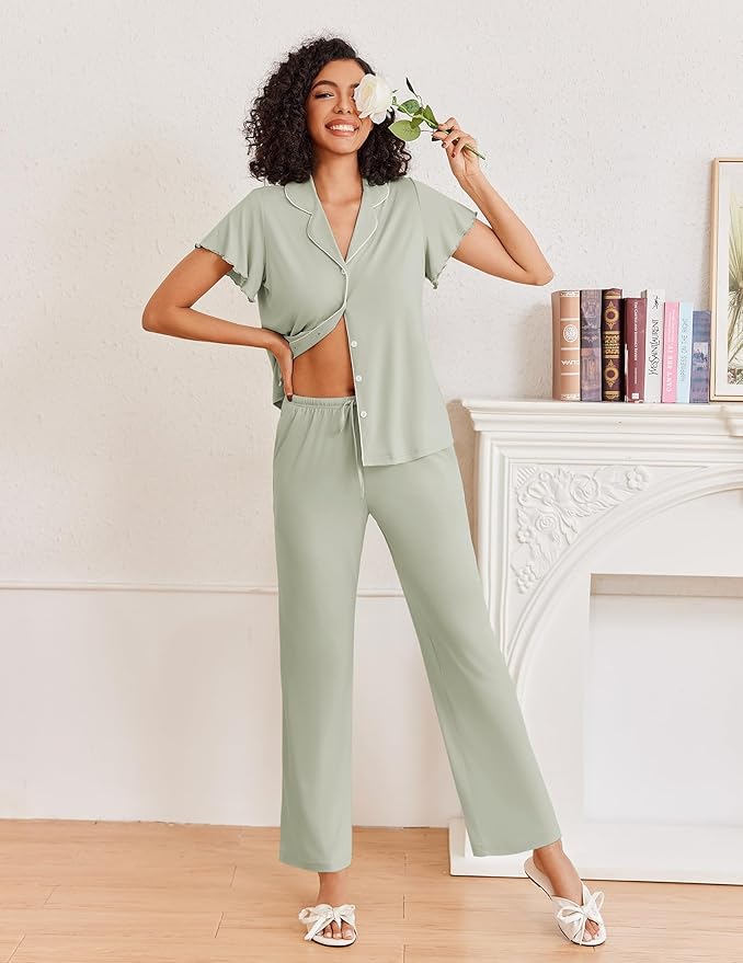 Women's Pants Pajama Set - 2 Piece