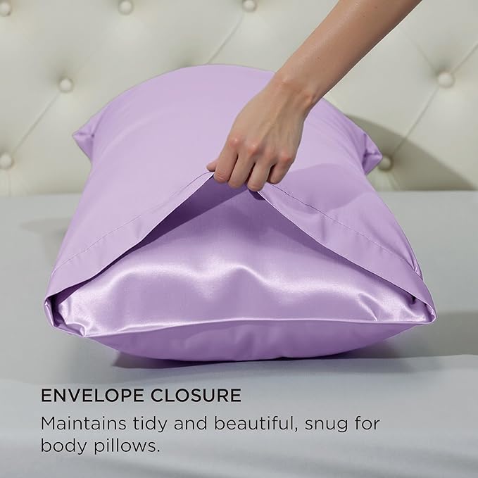 Satin Cooling Pillowcase - 20 x 54 in