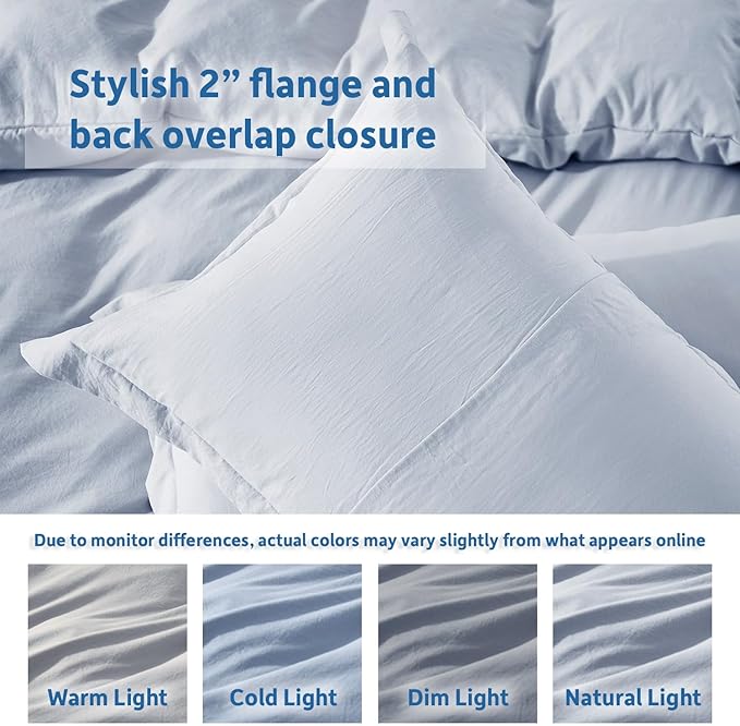 Duvet Cover Set - King - 104 x 90 in - 3 Piece