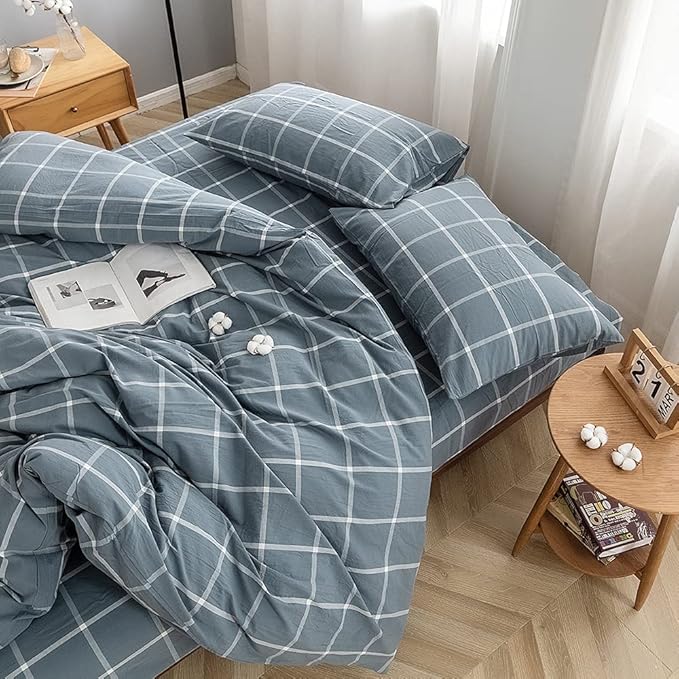 Linen Duvet Cover Set - Full
