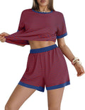 Shorts Pajama Set - Short Sleeve - 2 Piece