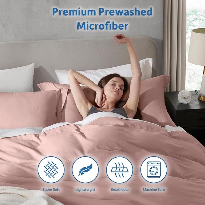 Duvet Cover Set - Full - 80 x 90 in - 3 Piece