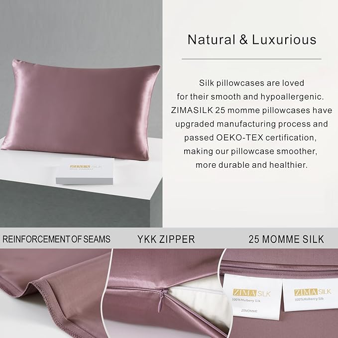 Mulberry Silk Pillowcase - Queen