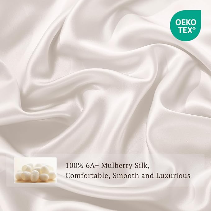 Mulberry Silk Cooling Duvet Cover - Full