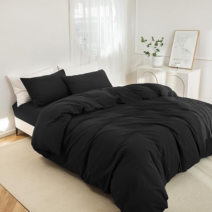 Linen Duvet Cover Set - King - 120 x 98 in - 3 Piece