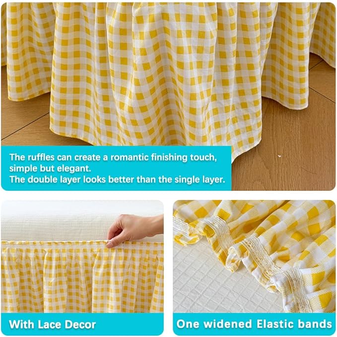 Bed Skirt - Full - 15 in Drop