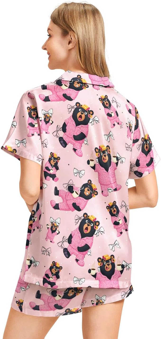 Women's Pajama Set - Short Sleeve - 2 Piece