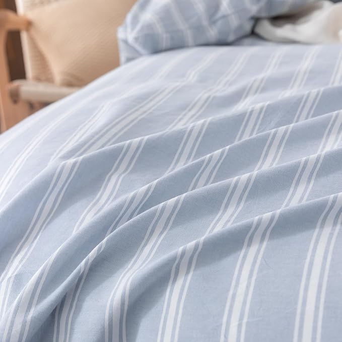 Linen Duvet Cover Set - Queen - 3 Piece