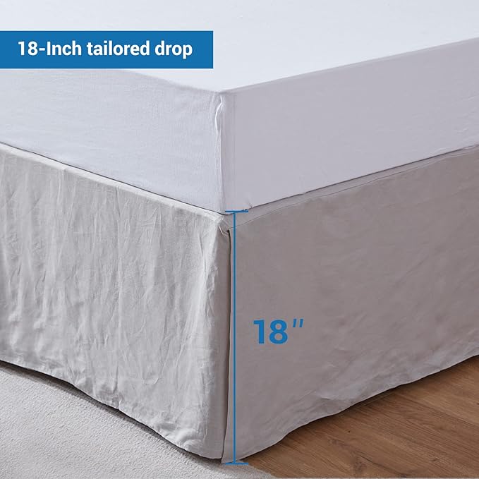 Linen Bed Skirt - Queen