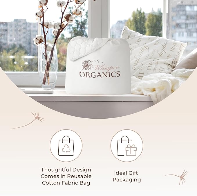 100% Cotton Cooling Mattress Protector - King