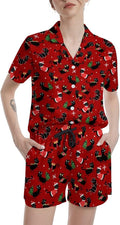 Women's Pajama Set - Short Sleeve - 2 Piece