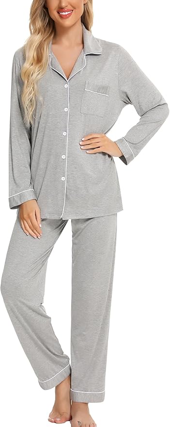 Women's Pants Pajama Set - Long Sleeve - 2 Piece