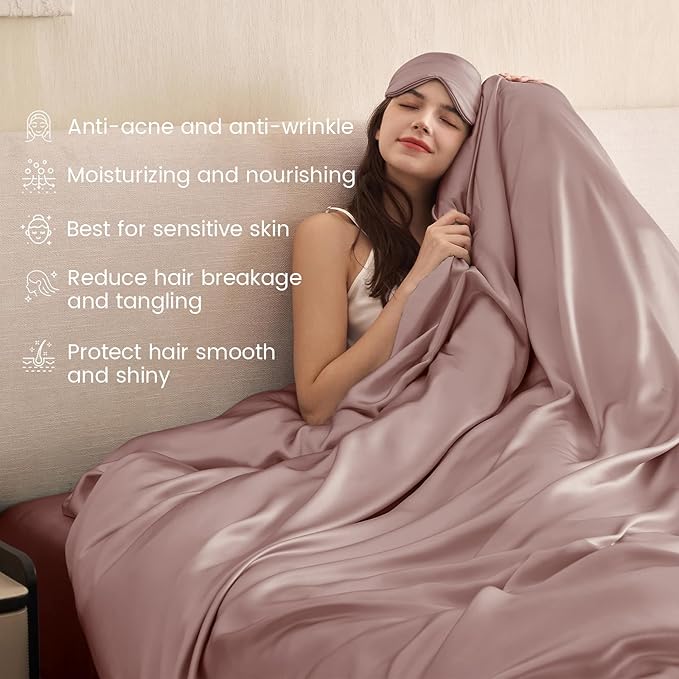 Mulberry Silk Cooling Duvet Cover - Queen