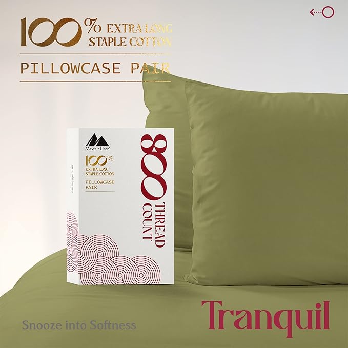 Linen Pillowcase Set - Queen - 2 Piece