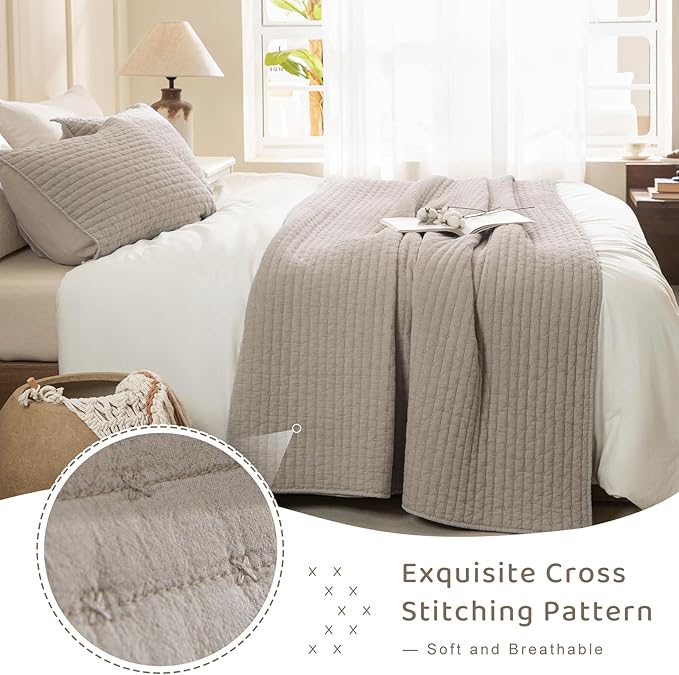 Linen Bedding Set - Queen - 3 Piece