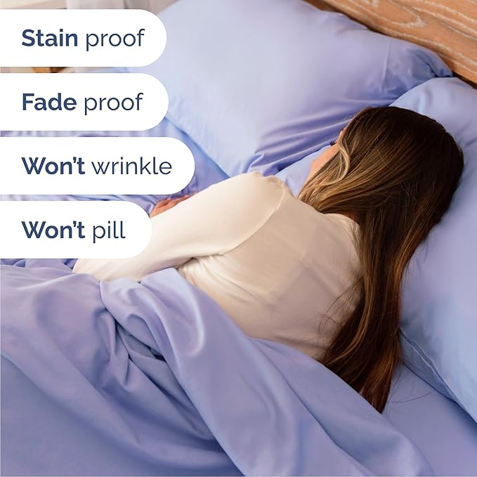 Cooling Bed Sheet Set - Queen - 4 Piece