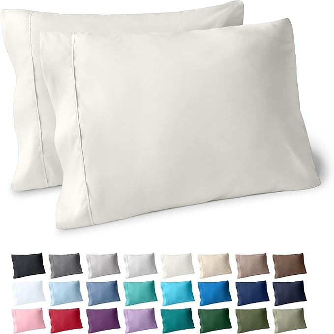 Microfiber Cooling Pillowcase Set - Queen - 2 Pack - 2 Piece