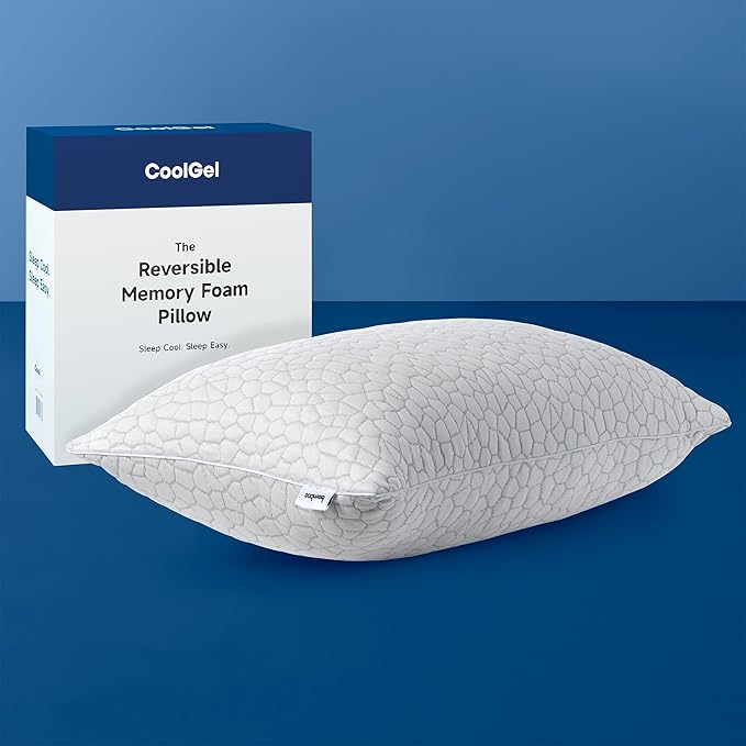 Memory Foam Cooling Bed Pillow - Standard