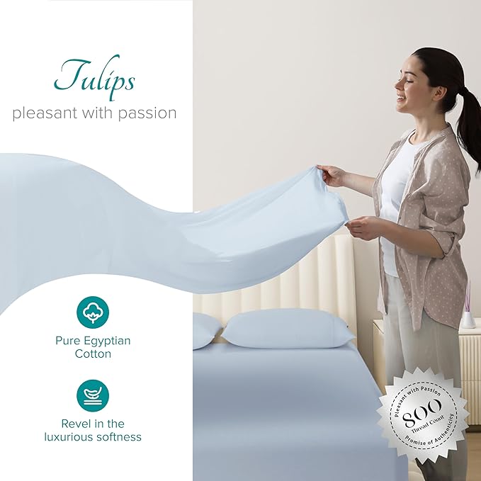 Linen Cooling Bed Sheet Set - Split King - 16 in Deep Pocket - 5 Piece