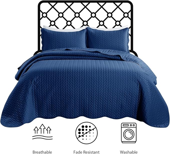 Microfiber Quilt Set - California King - 8 Pack