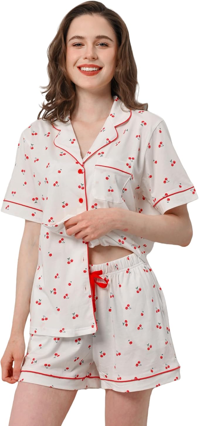 Women's 100% Cotton Pajama Set - 2 Piece