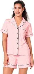 Women's Bamboo Shorts Pajama Set - 2 Piece