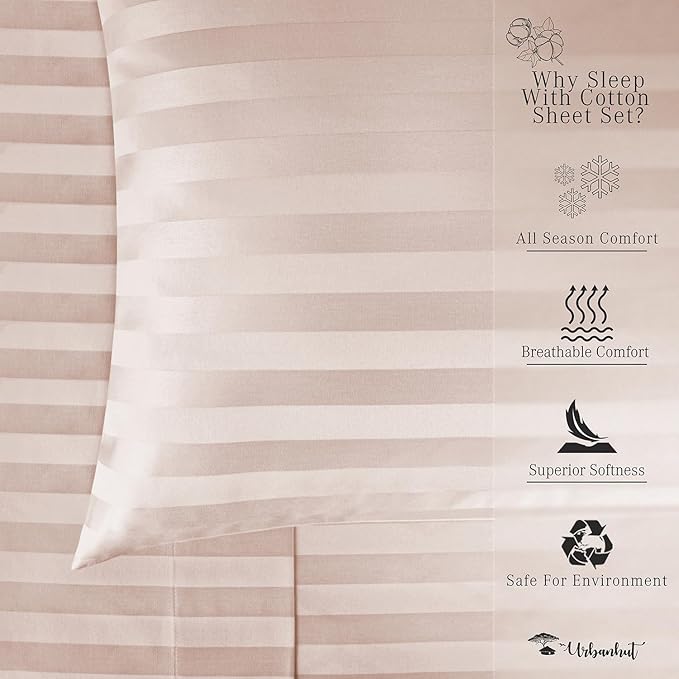 Bed Sheet Set - Queen - 16 in Deep Pocket - 4 Piece