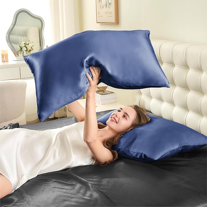Mulberry Silk Cooling Pillowcase - Queen - 20 x 30 in
