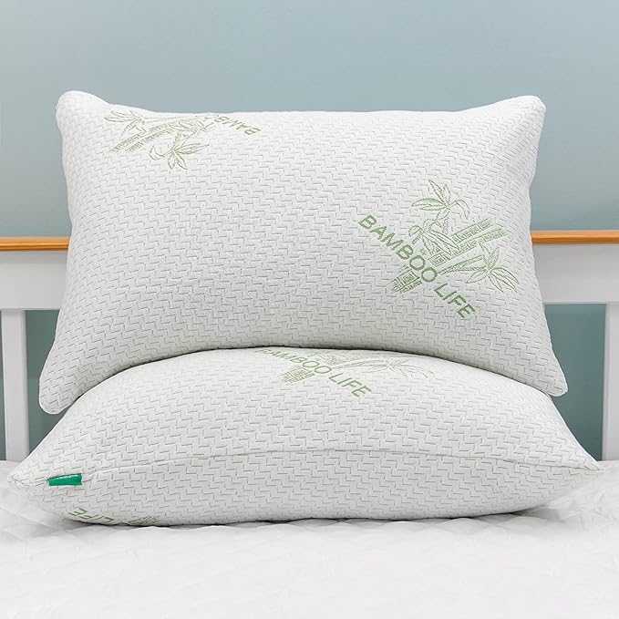 Bamboo Cooling Bed Pillow - King