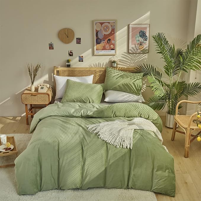 Velvet Comforter Set - King - 3 Piece