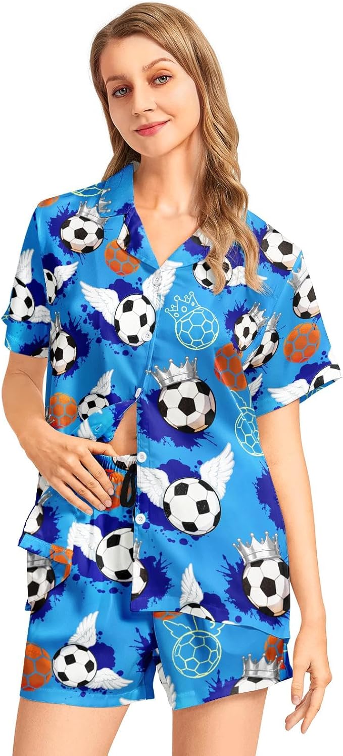 Women's Pajama Set - Short Sleeve - 2 Piece