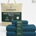 Linen Bed Sheet Set - Queen - 4 Piece
