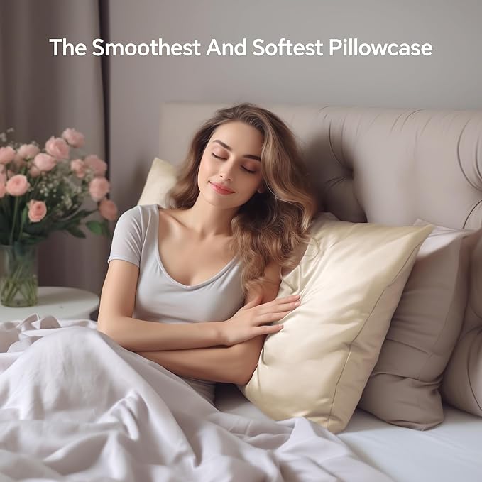 Mulberry Silk Cooling Pillowcase - Queen - 20 x 30 in