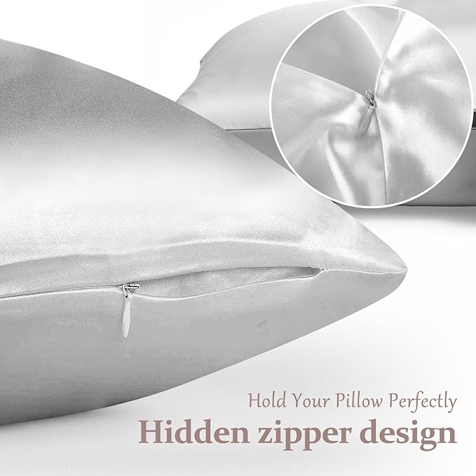 Mulberry Silk Cooling Pillowcase Set - Standard - 2 Pack