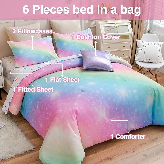 Comforter Set - Full - 6 Piece