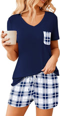 Women's Pajama Set - Short Sleeve - 2 Piece